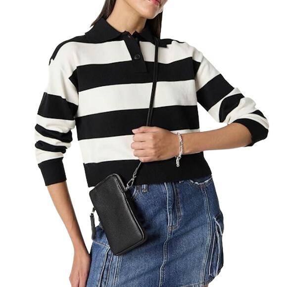The Drop Desaline Phone Bag New $35 Amazon Black Faux Leather Mini Crossbody - Picture 10 of 10